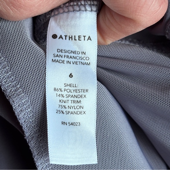 Athleta Attitude Pants Purple Lilac Drawstring 384001 Sz 6 - Picture 7 of 13